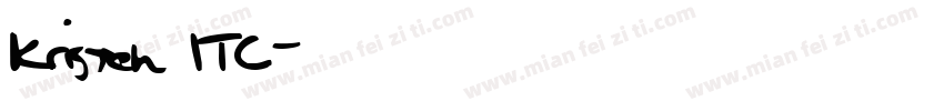 Kristen ITC字体转换